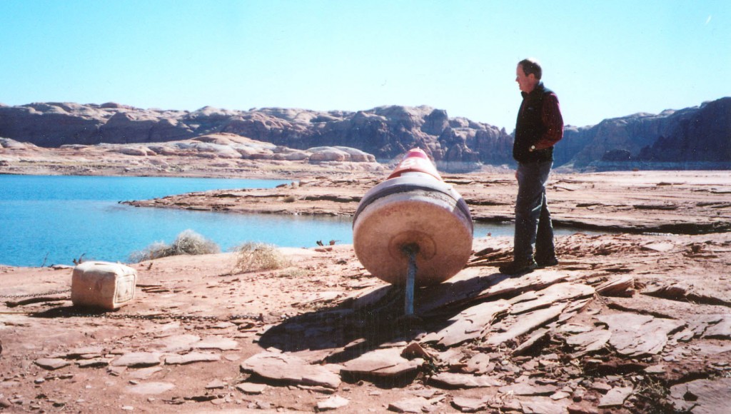Lake Powell in 2005 after several years of drought.