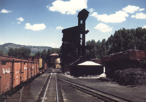 Train at Chama, New Mexico 1952