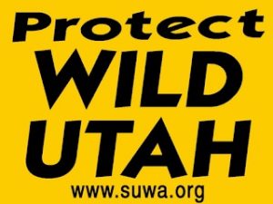 SUWA sign Protect Wild Utah