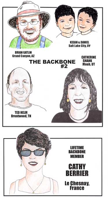 Backbone #2 & Cathy Berrior a lifefime backbone member