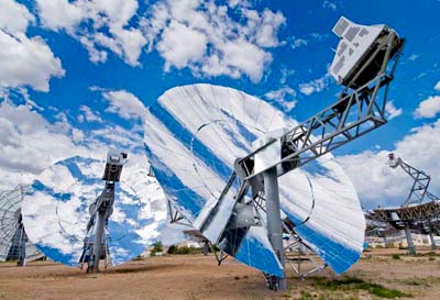solar dishes