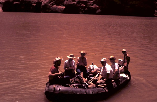 Ken Sleight on a Colorado River trip. 
