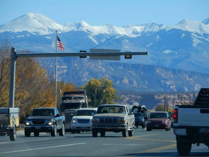 Traffic Moab. Photo by Jim Stiles