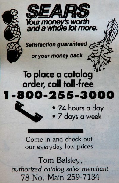 Sears Ad Dec 1989
