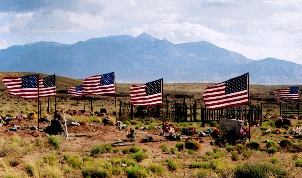 The Hanksville Cemetery. Photo by Jim Stiles