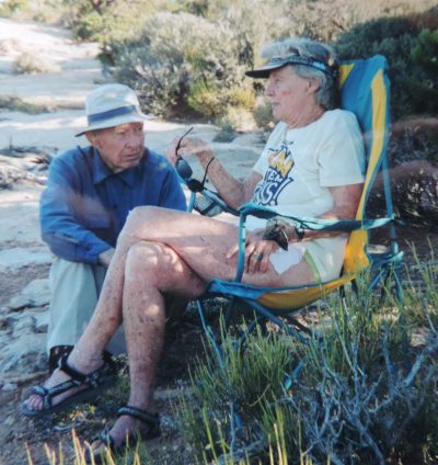 Kent Frost with Katie Lee. Photo by Jim Stiles. 2001