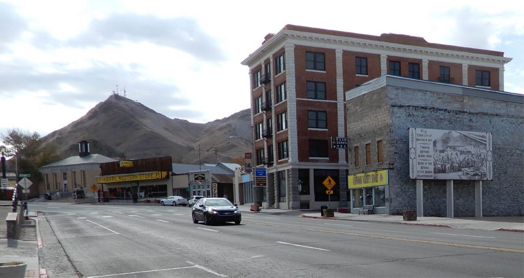 Downtown Tonopah, 2019. Photo by Jim Stiles