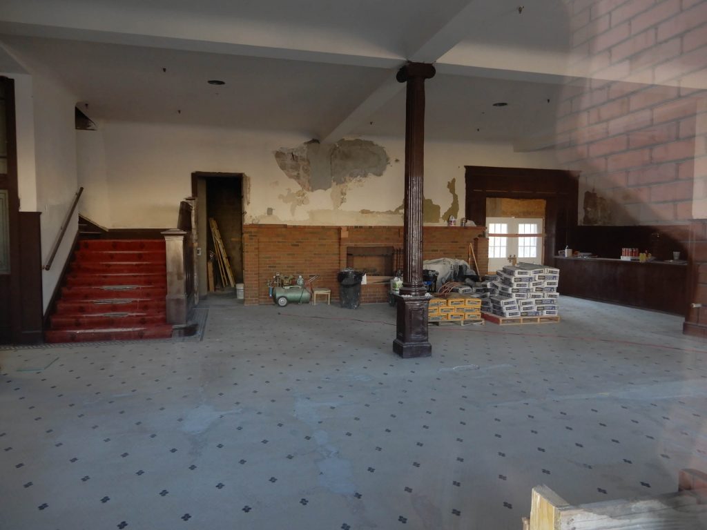 Lobby of the Goldfield Hotel, 2019. Photo by Jim Stiles