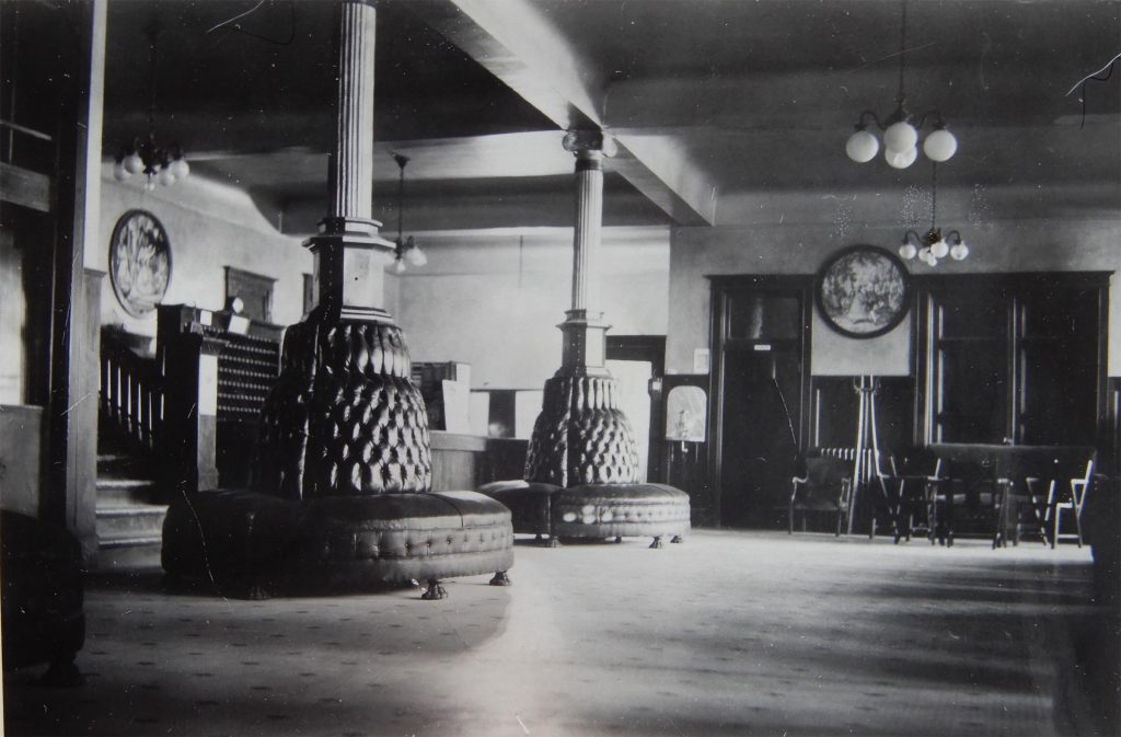 Goldfield Hotel Lobby, 1940s. Photo by Herb Ringer