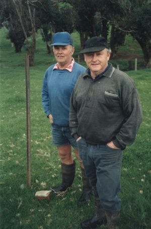 Michael and John Wringe. 1998. A quarter century later, their sons, Christopher and James keep Castledene going.