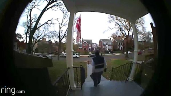 footage from a ring video doorbell