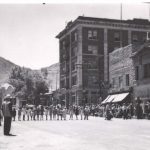 Downtown Tonopah, Nevada. Photo by Herb Ringer. 1940s