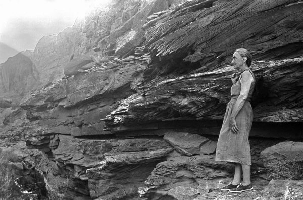 Georgia near warm springs in Dungeon Canyon. (courtesy of the Todd Webb Archives, Portland, Maine USA)