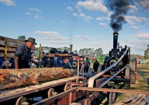 steam powered saw mill