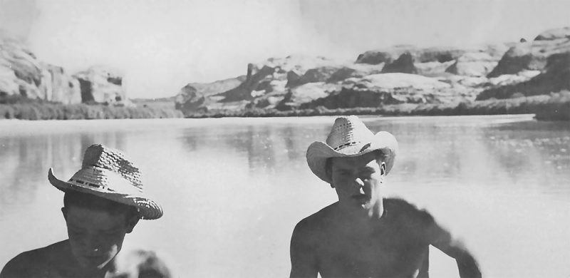 Bill & Jon Cataract Canyon 1949