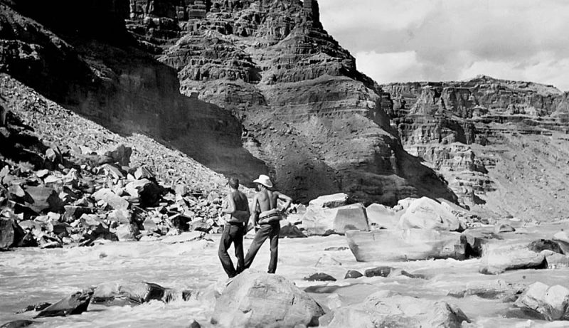 1949 Cataract Canyon Jon & Bill conning Rapid #16