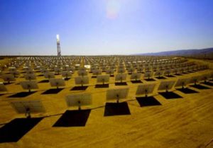 Ivanpah Solar Plant. 