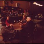At the "Pastime Bar" in Geneva, Nebraska. May 1973. Photo by Charles ORear