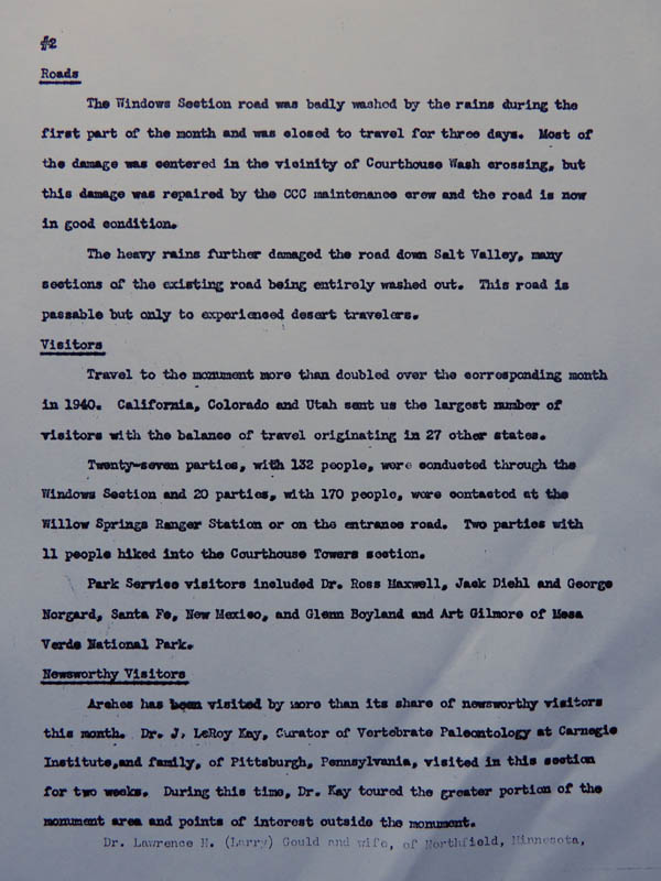 page two of Hank Schmidt's monthly report from June 1941