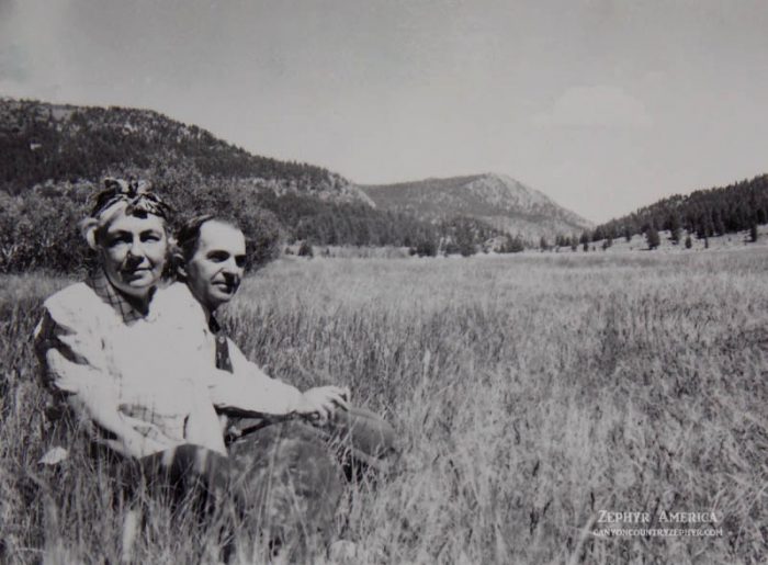 Sadie and Joseph Ringer at Hope Valley, 1945. Photo by Herb Ringer