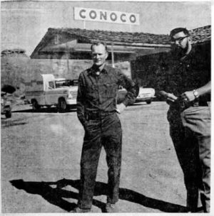 Dick Smith (right) and Jim Lyman. Photo courtesy of Moab's Times-Independent newspaper. March 7, 1968