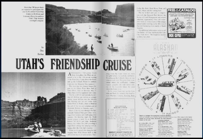 A 1972 Desert Magazine story on the Friendship Cruise