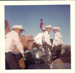 "The Canyonlanders" on the Friendship Cruise, 1966. They were boated down the river by river runner Tex McClatchy. 
