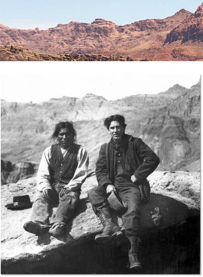  The miscaptioned Zane Grey photograph was from Lees Ferry, Arizona rather than Rainbow Bridge Canyon