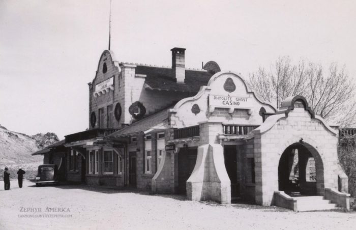 Rhyolite Depot. Photo by Herb Ringer