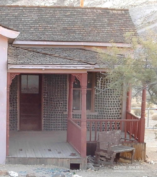 The Bottle House front stoop, 2019. Photo by Jim Stiles