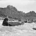 RBMV foldboat crew lining Piute Rapid