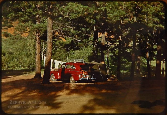 1946 Campsite. California. Photo by Herb Ringer