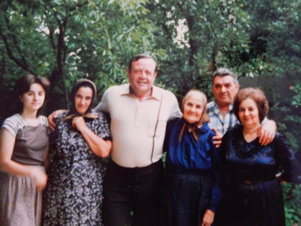 Nick and family in Croatia. 1980s