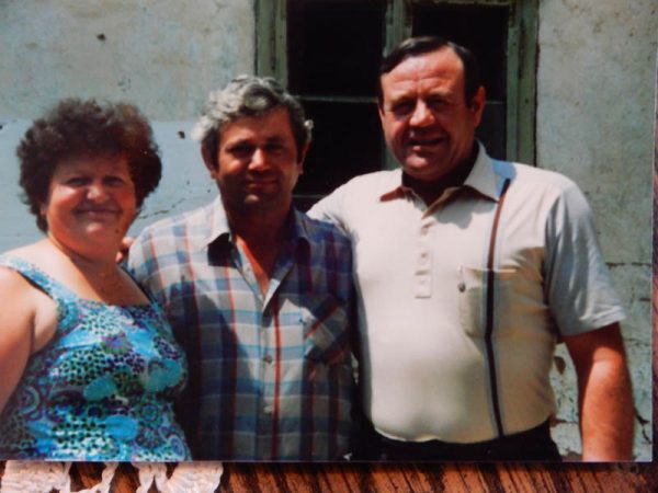 Nick and family in Croatia. 1980s