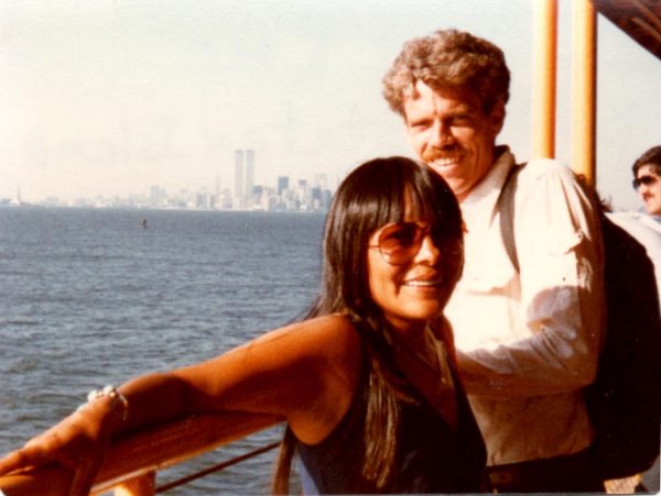 Janice and me on the Staten Island Ferry