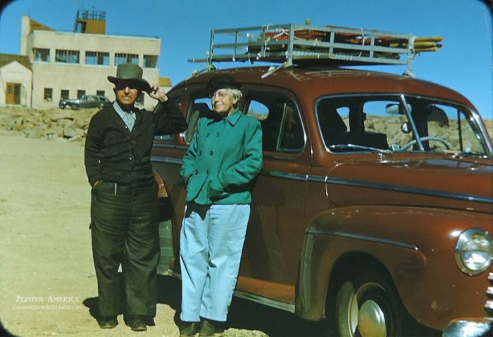 On top of Pikes Peak, Colorado. 1946. Photo by Herb Ringer