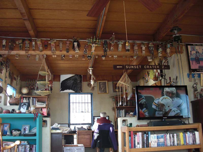 Joe Day, working at his home on Second Mesa