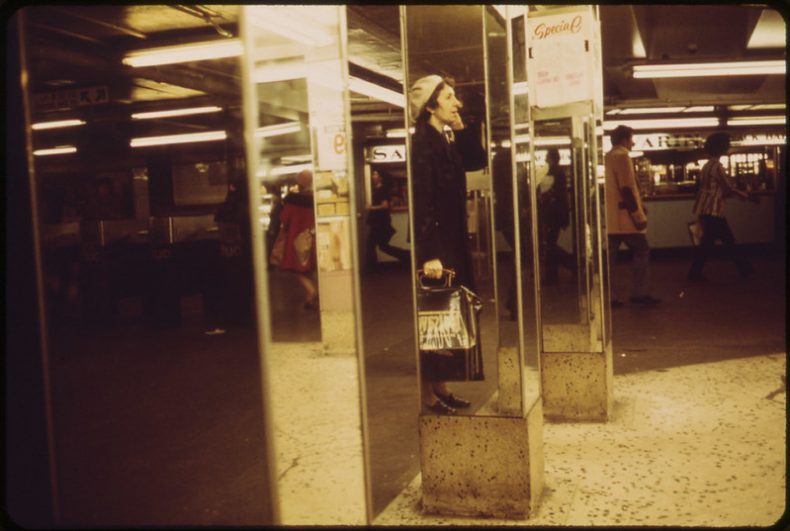 Herald Square Subway Station. 1973. Photo by Erik Calonius. From the National Archives