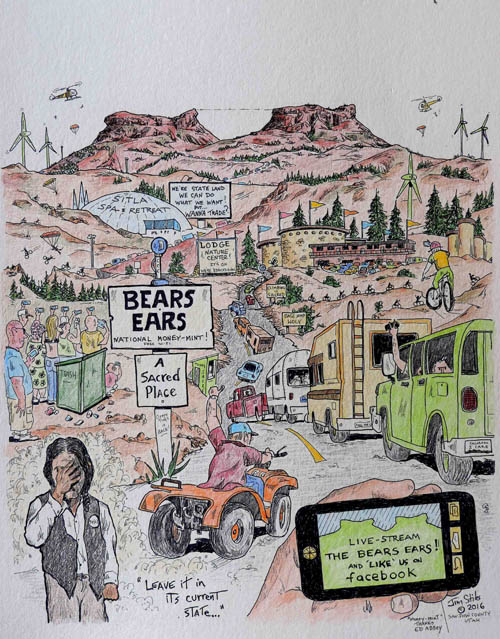 Bears Ears Cartoon by Jim Stiles