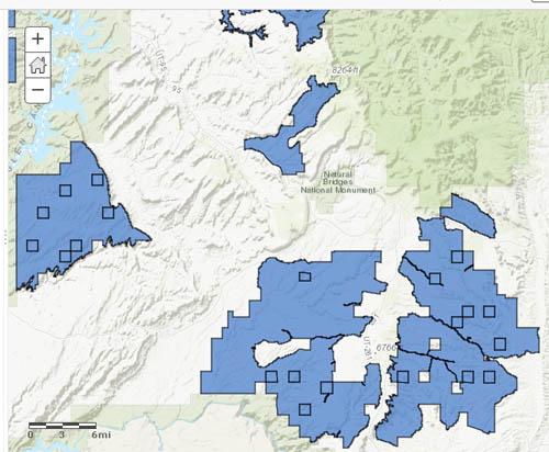 BLM  wilderness study areas on Cedar Mesa 