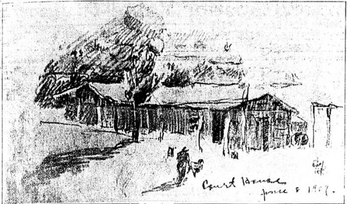 Donald Beauregard’s sketch of Court House Station.