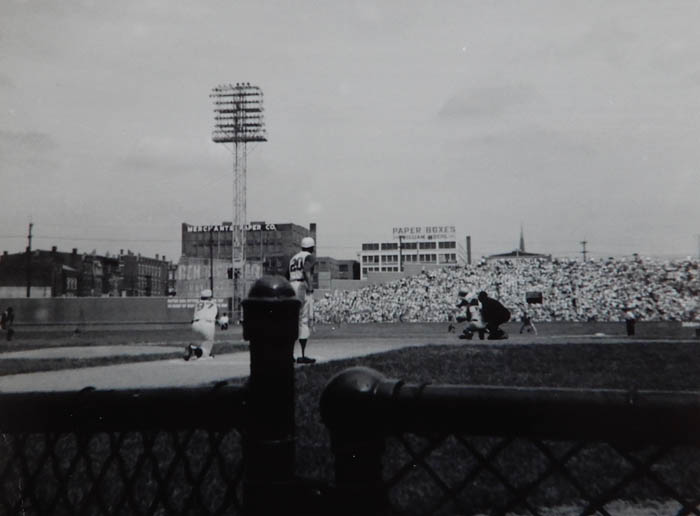 The Reds at Crosley Field. Cincinnati. Photo by James Stiles, Sr