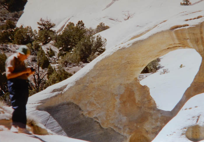 Doc Bell on a backcountry hike in Utah. Photo by George Bell