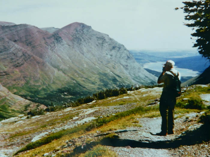 Doc Bell at Glacier National Park. Photo by George Bell