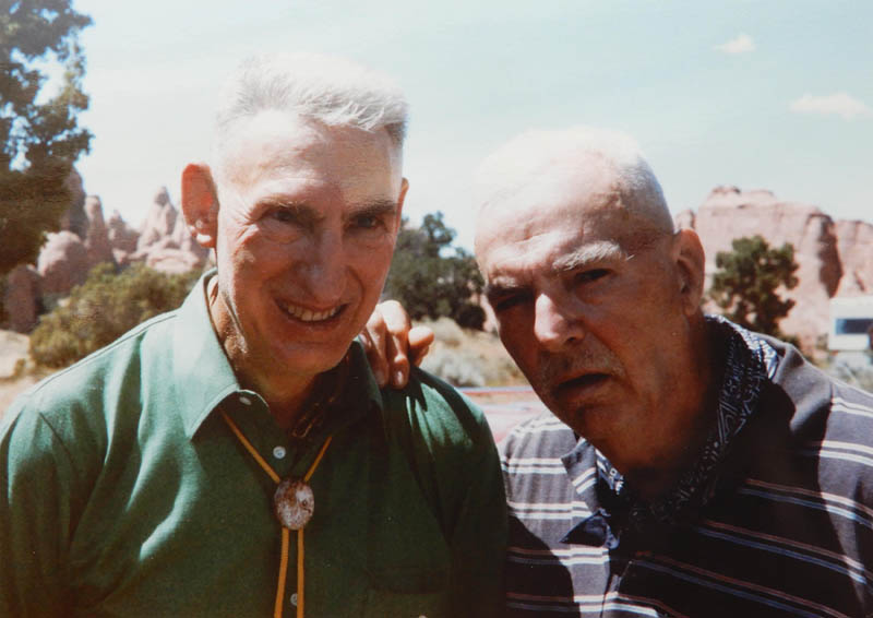 Doc (right) and George (left) Bell. Photo by Jim Stiles