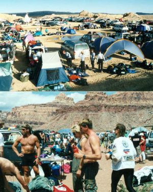 Scenes from Moab's Eco-Challenge race. 1995. Photos by Jim Stiles