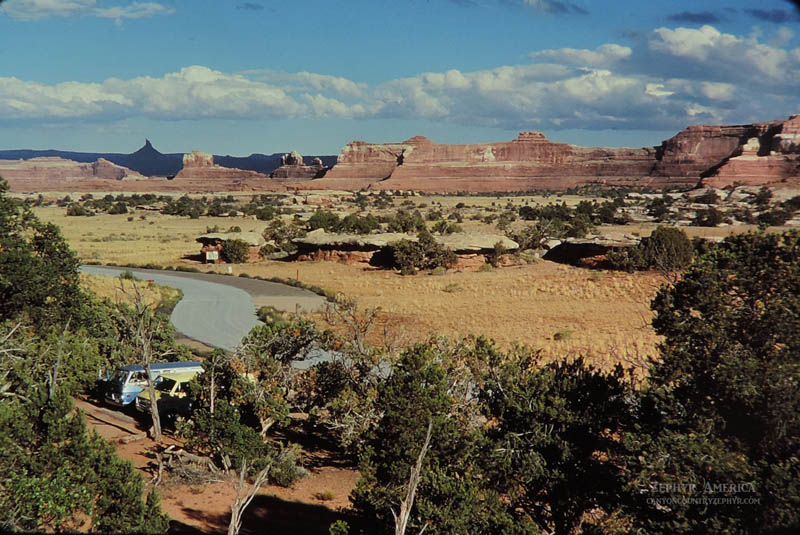 Overlooking the Campground at Squaw Flat. September 1978. Photo by Edna Fridley