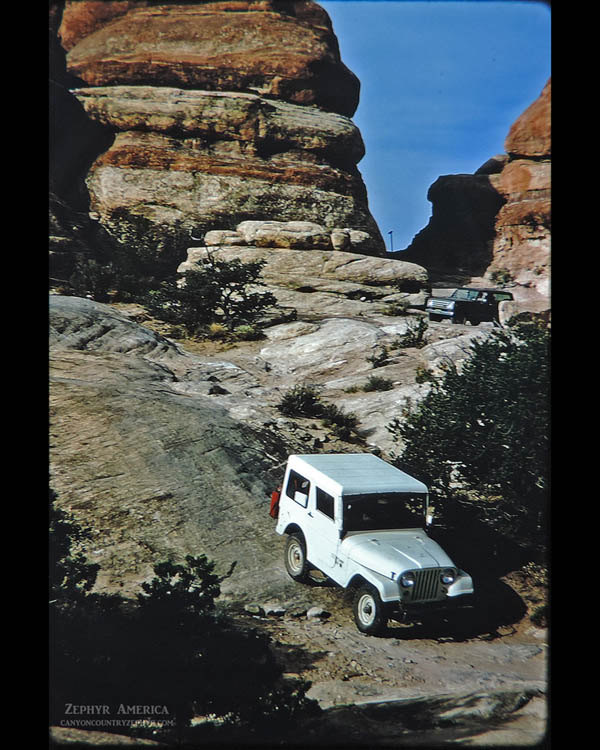 The Silver Stairs. Needles District. June 1972. Photo by Edna Fridley