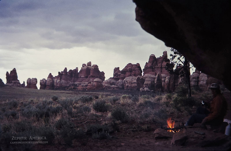 A storm in Chesler Park. July 1972. Photo by Edna Fridley