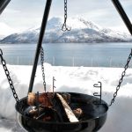 Tore's new tripod. Photo by Damon Falke